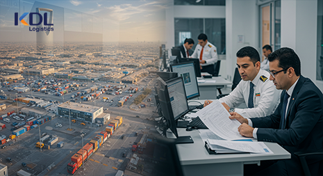 التخليص الجمركي في المنافذ البرية | شركة KDL